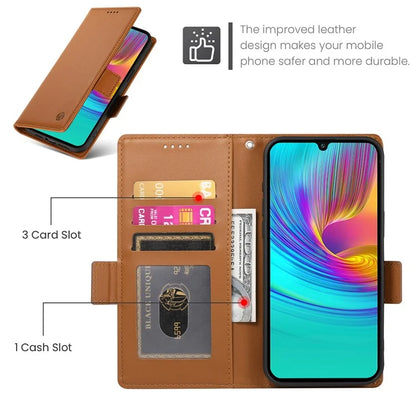 DF-010 For Samsung Galaxy A16 5G Stand Case PU Leather Wallet Phone Cover
