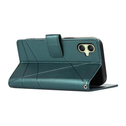 DF-06 For Samsung Galaxy A06 Phone Case Line Imprint Leather Wallet Cover