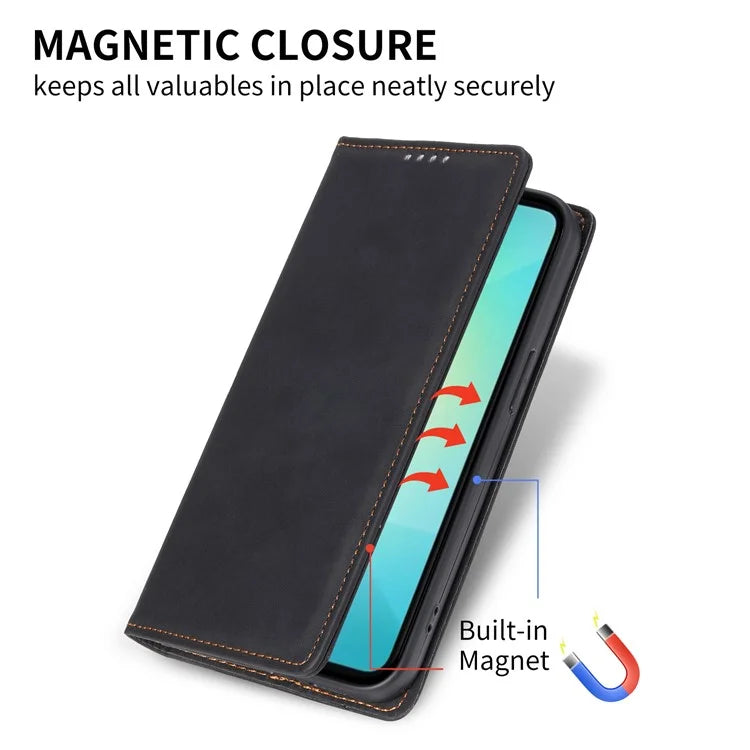 DF-05 For Samsung Galaxy A06 Wallet Case RFID Blocking PU Leather Phone Cover