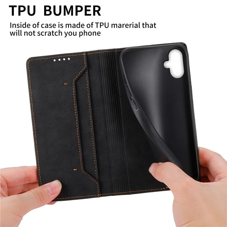 DF-05 For Samsung Galaxy A06 Wallet Case RFID Blocking PU Leather Phone Cover