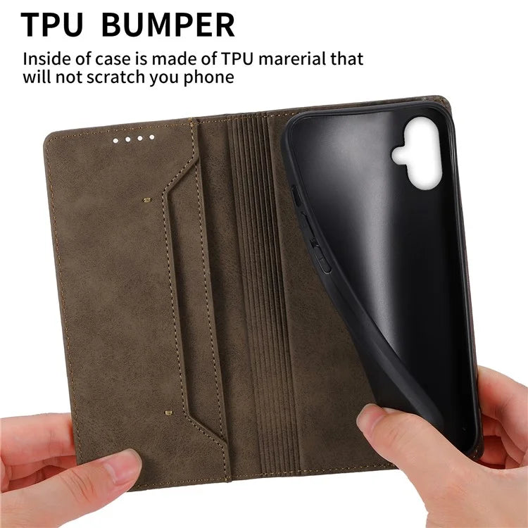 DF-05 For Samsung Galaxy A06 Wallet Case RFID Blocking PU Leather Phone Cover