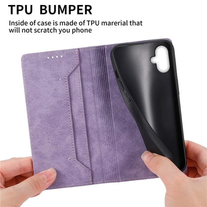DF-05 For Samsung Galaxy A06 Wallet Case RFID Blocking PU Leather Phone Cover