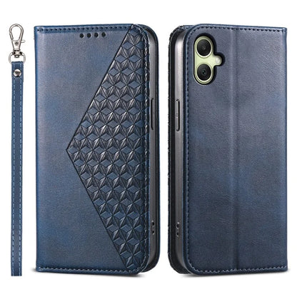 For Samsung Galaxy A06 Case Calf Texture PU Leather Phone Cover with Wallet