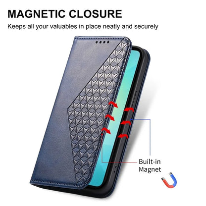 For Samsung Galaxy A06 Case Calf Texture PU Leather Phone Cover with Wallet