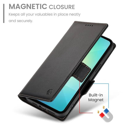 DF-010 For Samsung Galaxy A06 Stand Case PU Leather Wallet Phone Cover