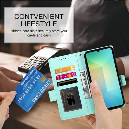 DF-010 For Samsung Galaxy A06 Stand Case PU Leather Wallet Phone Cover