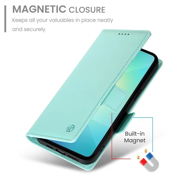 DF-010 For Samsung Galaxy A06 Stand Case PU Leather Wallet Phone Cover