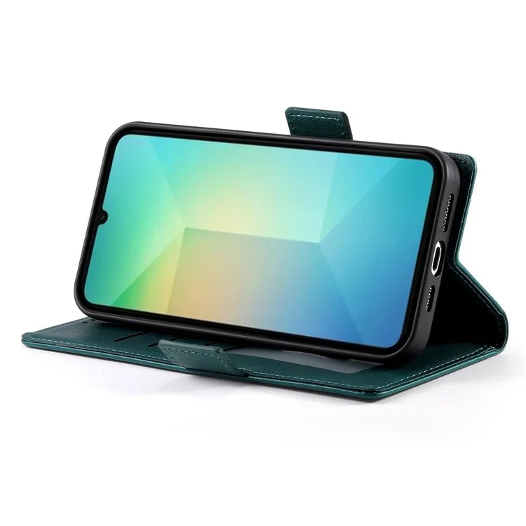 DF-010 For Samsung Galaxy A06 Stand Case PU Leather Wallet Phone Cover