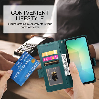 DF-010 For Samsung Galaxy A06 Stand Case PU Leather Wallet Phone Cover