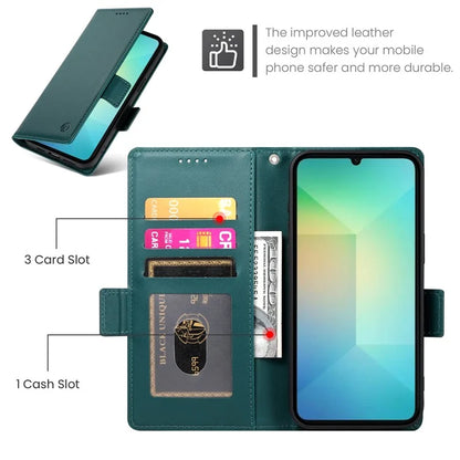 DF-010 For Samsung Galaxy A06 Stand Case PU Leather Wallet Phone Cover
