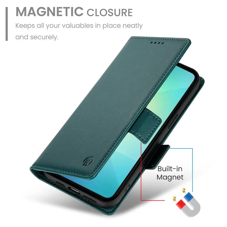 DF-010 For Samsung Galaxy A06 Stand Case PU Leather Wallet Phone Cover