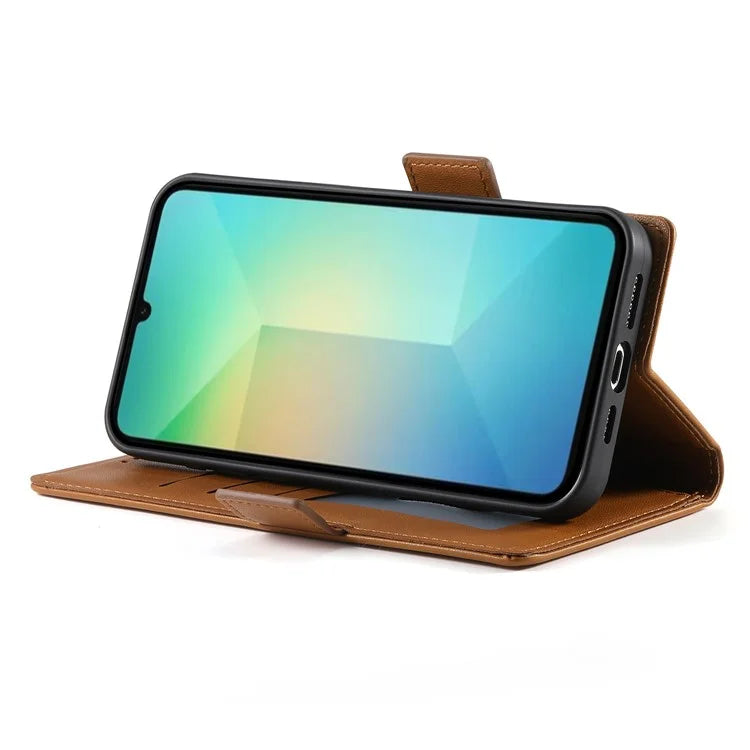 DF-010 For Samsung Galaxy A06 Stand Case PU Leather Wallet Phone Cover