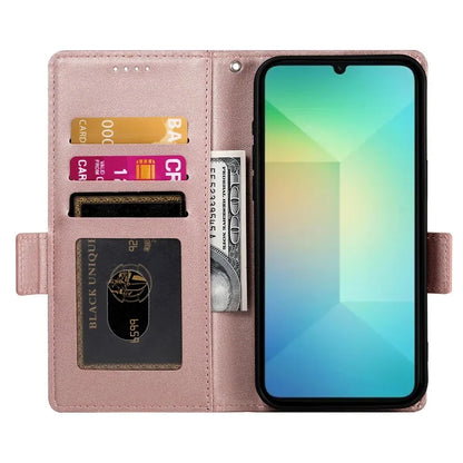 DF-010 For Samsung Galaxy A06 Stand Case PU Leather Wallet Phone Cover