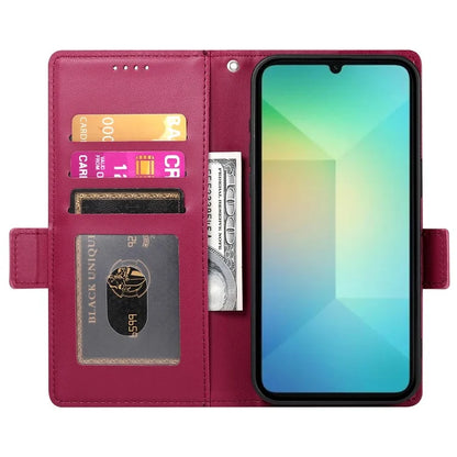 DF-010 For Samsung Galaxy A06 Stand Case PU Leather Wallet Phone Cover