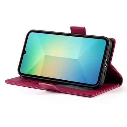DF-010 For Samsung Galaxy A06 Stand Case PU Leather Wallet Phone Cover