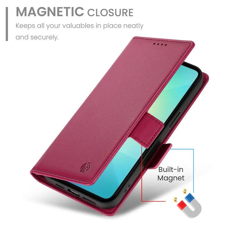 DF-010 For Samsung Galaxy A06 Stand Case PU Leather Wallet Phone Cover