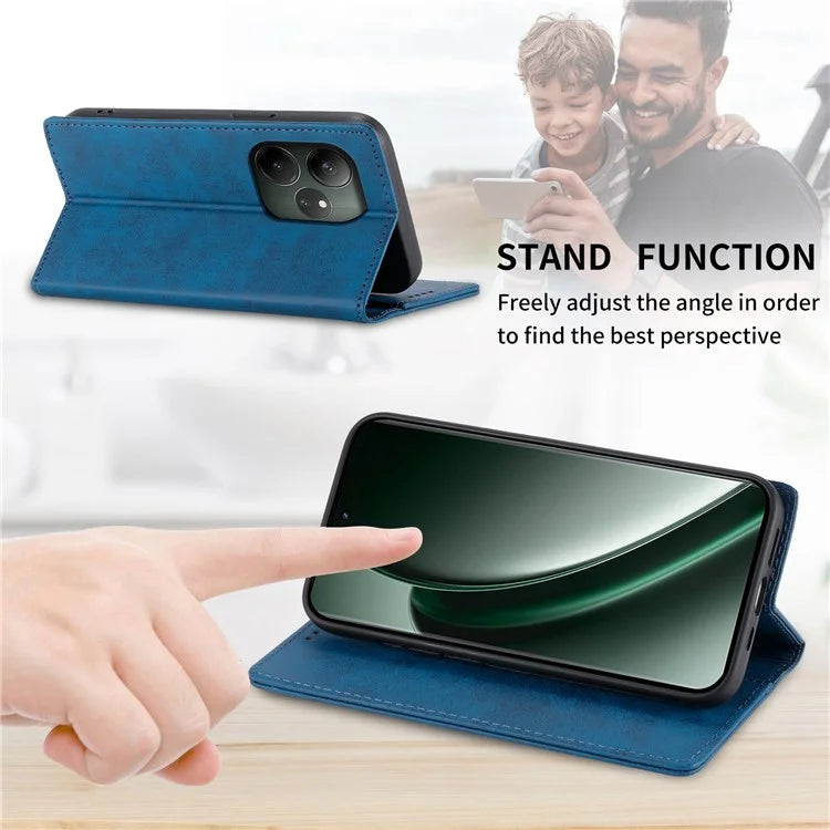 DF-05 For Realme GT 6 5G Wallet Case RFID Blocking PU Leather Phone Cover