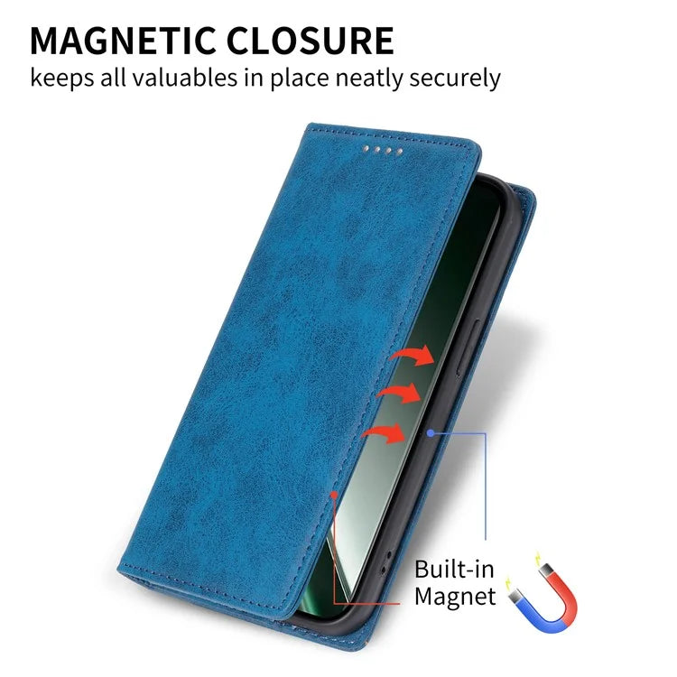 DF-05 For Realme GT 6 5G Wallet Case RFID Blocking PU Leather Phone Cover