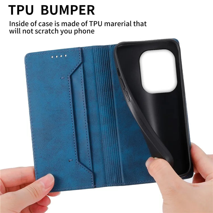DF-05 For Realme GT 6 5G Wallet Case RFID Blocking PU Leather Phone Cover