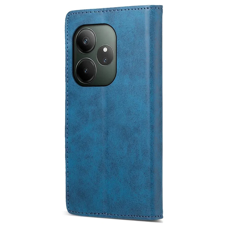 DF-05 For Realme GT 6 5G Wallet Case RFID Blocking PU Leather Phone Cover