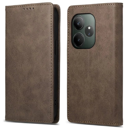 DF-05 For Realme GT 6 5G Wallet Case RFID Blocking PU Leather Phone Cover