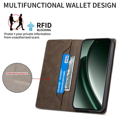 DF-05 For Realme GT 6 5G Wallet Case RFID Blocking PU Leather Phone Cover