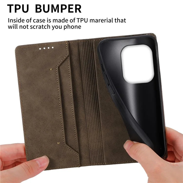 DF-05 For Realme GT 6 5G Wallet Case RFID Blocking PU Leather Phone Cover