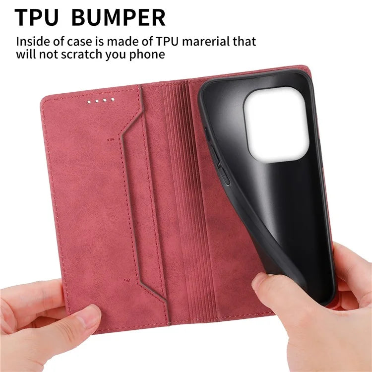 DF-05 For Realme GT 6 5G Wallet Case RFID Blocking PU Leather Phone Cover
