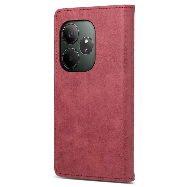 DF-05 For Realme GT 6 5G Wallet Case RFID Blocking PU Leather Phone Cover
