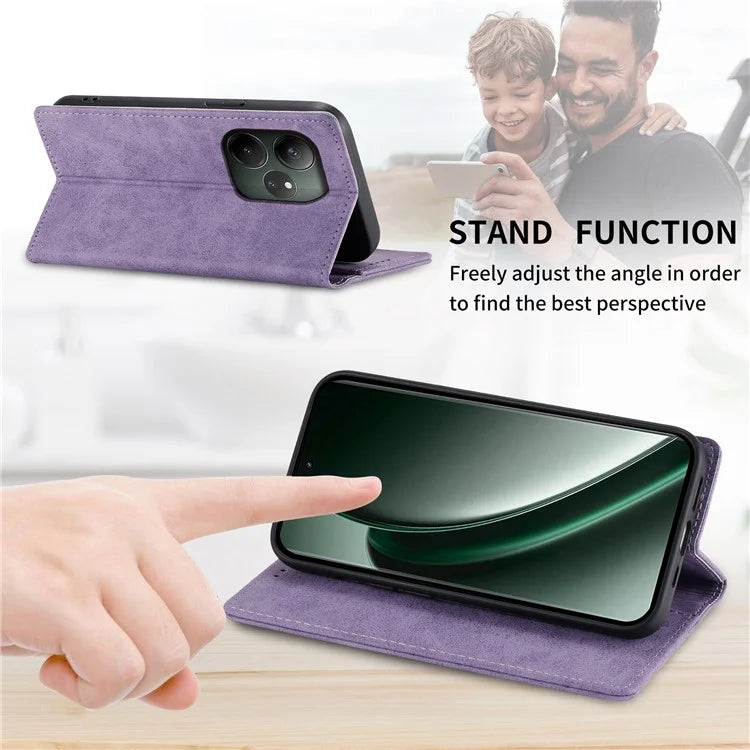 DF-05 For Realme GT 6 5G Wallet Case RFID Blocking PU Leather Phone Cover