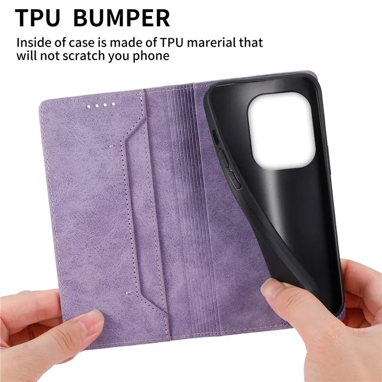 DF-05 For Realme GT 6 5G Wallet Case RFID Blocking PU Leather Phone Cover