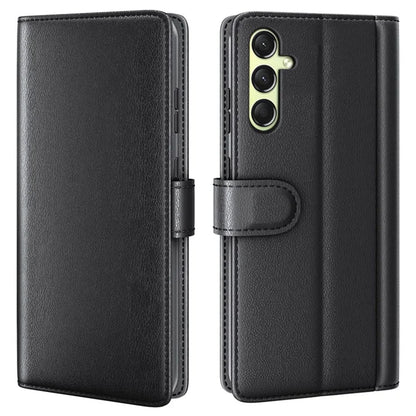 For Samsung Galaxy A16 5G Case Genuine Split Leather Phone Cover Wallet Card Slot