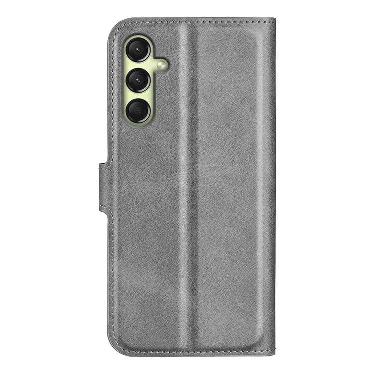 For Samsung Galaxy A16 5G Stand Case Anti-Scratch Calf Texture Leather Phone Cover