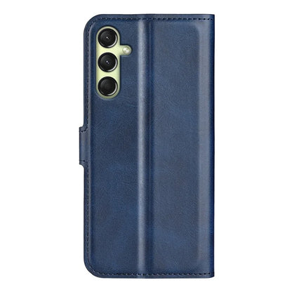 For Samsung Galaxy A16 5G Stand Case Anti-Scratch Calf Texture Leather Phone Cover