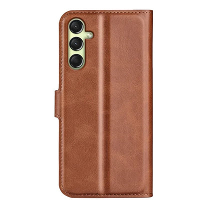 For Samsung Galaxy A16 5G Stand Case Anti-Scratch Calf Texture Leather Phone Cover