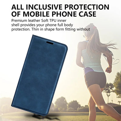 For Samsung Galaxy A16 5G Case Skin-Touch Leather Wallet Phone Cover