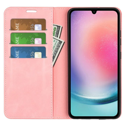 For Samsung Galaxy A16 5G Case Skin-Touch Leather Wallet Phone Cover