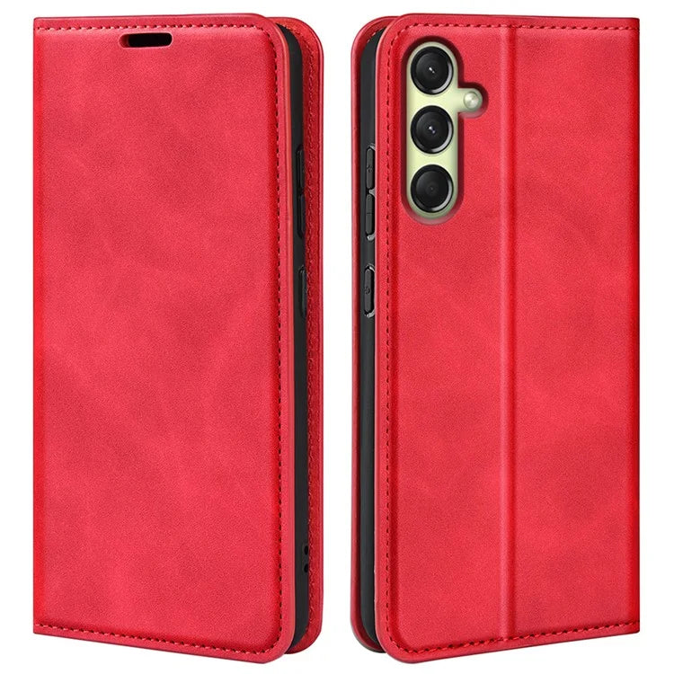 For Samsung Galaxy A16 5G Case Skin-Touch Leather Wallet Phone Cover