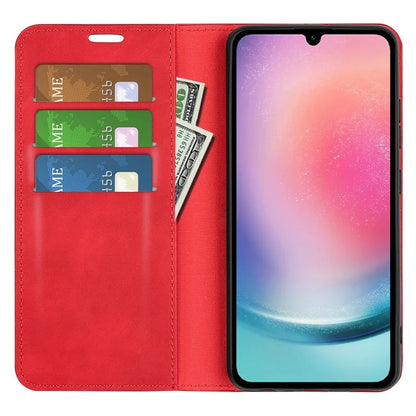 For Samsung Galaxy A16 5G Case Skin-Touch Leather Wallet Phone Cover