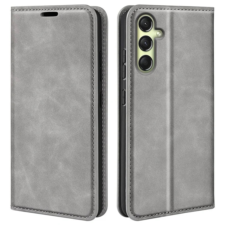 For Samsung Galaxy A16 5G Case Skin-Touch Leather Wallet Phone Cover