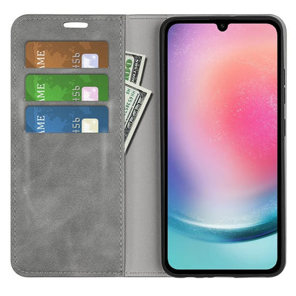 For Samsung Galaxy A16 5G Case Skin-Touch Leather Wallet Phone Cover