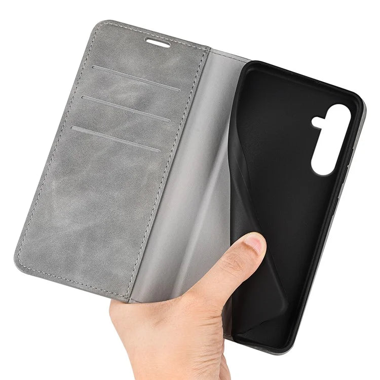 For Samsung Galaxy A16 5G Case Skin-Touch Leather Wallet Phone Cover