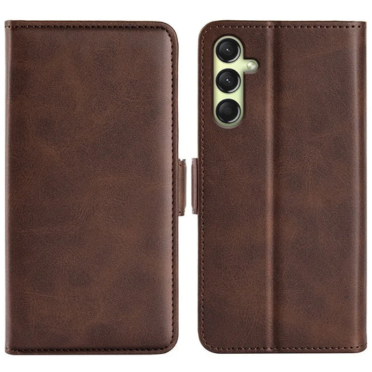For Samsung Galaxy A16 5G Stand Case Calf Texture Leather Wallet Phone Cover