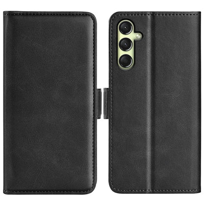 For Samsung Galaxy A16 5G Stand Case Calf Texture Leather Wallet Phone Cover