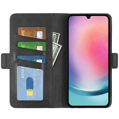 For Samsung Galaxy A16 5G Stand Case Calf Texture Leather Wallet Phone Cover