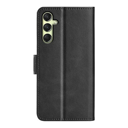For Samsung Galaxy A16 5G Stand Case Calf Texture Leather Wallet Phone Cover
