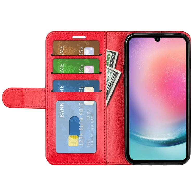 For Samsung Galaxy A16 5G Wallet Case Crazy Horse Texture Stand Leather Phone Cover