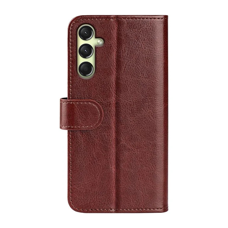 For Samsung Galaxy A16 5G Wallet Case Crazy Horse Texture Stand Leather Phone Cover