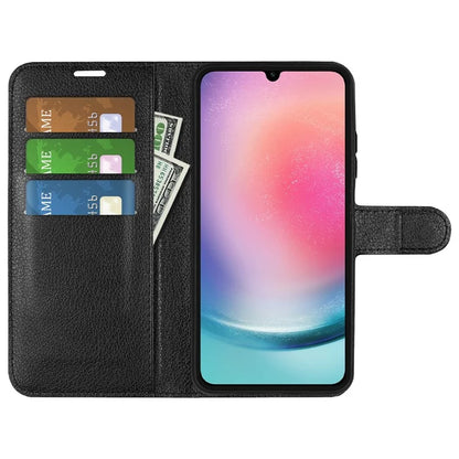 For Samsung Galaxy A16 5G Case Litchi Texture Shockproof Leather Wallet Phone Cover