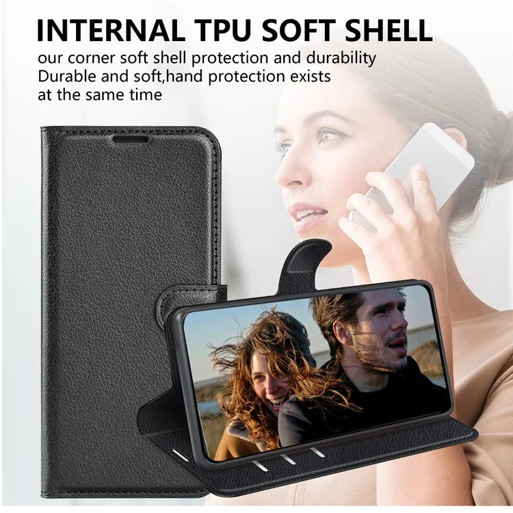 For Samsung Galaxy A16 5G Case Litchi Texture Shockproof Leather Wallet Phone Cover